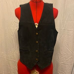 Vintage leather vest